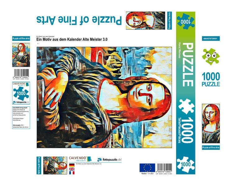 Produktbild: CALVENDO Puzzle Ein Motiv aus dem Kalender Alte Meister 3.0 | 1000 Teile Lege-Gr&ouml;&szlig;e 64x48cm Foto-Puzzle f&uuml;r gl&uuml;ckliche Stunden