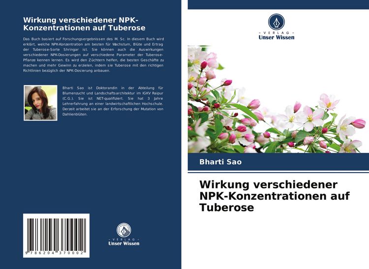 Produktbild: Wirkung verschiedener NPK-Konzentrationen auf Tuberose