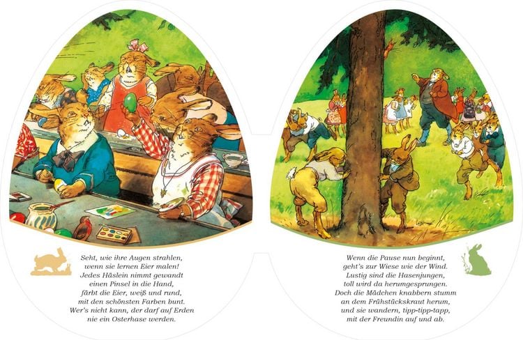 Produktbild: Die H&auml;schenschule: Gro&szlig;es Pappbilderbuch in Ei-Form