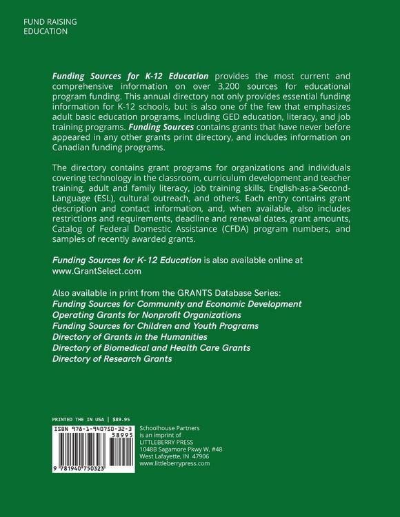 Produktbild: Funding Sources for K-12 Education