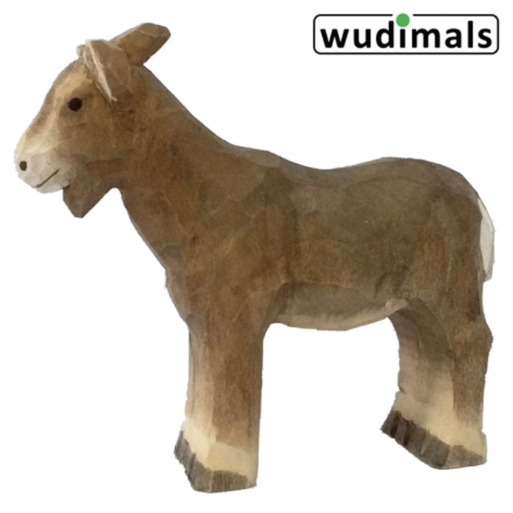 Produktbild: Wudimals A040608 - Ziege, Goat, handgeschnitzt aus Holz