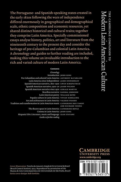 Produktbild: The Cambridge Companion to Modern Latin American Culture
