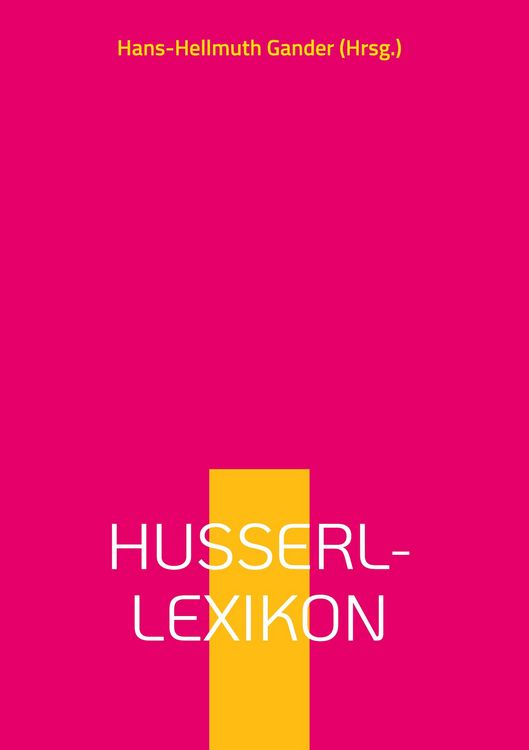 Produktbild: Husserl-Lexikon