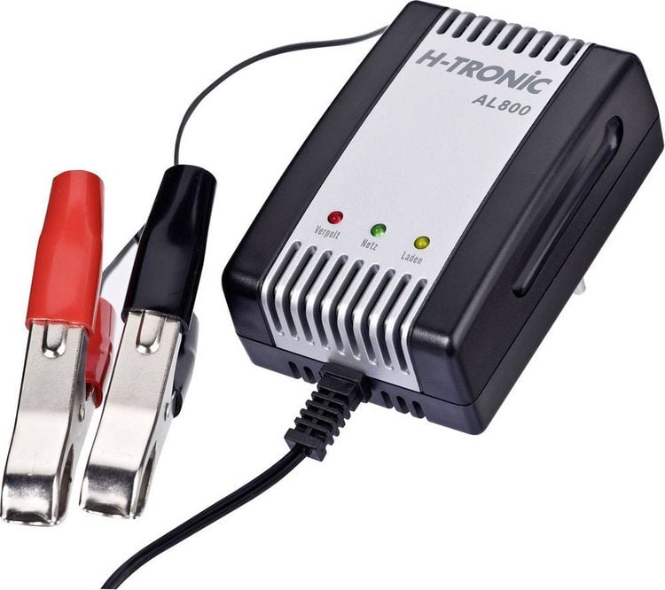 Produktbild: H-Tronic Bleiakku-Ladeger&auml;t AL800 6 V, 12V Ladestrom (max.) 0.8A
