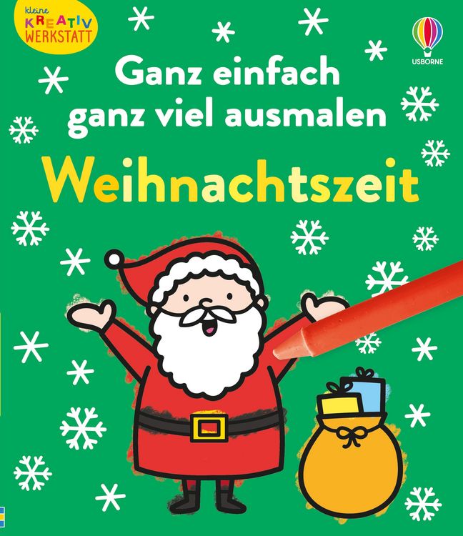 Produktbild: Kleine Kreativ-Werkstatt - Ganz einfach ganz viel ausmalen: Weihnachtszeit