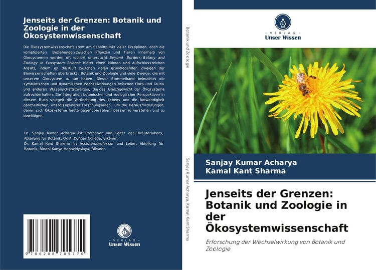 Produktbild: Jenseits der Grenzen: Botanik und Zoologie in der &Ouml;kosystemwissenschaft