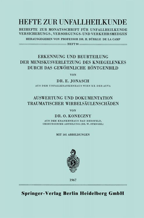 Produktbild: Erkennung und Beurteilung der Meniskusverletzung des Kniegelenkes durch das Gew&ouml;hnliche R&ouml;ntgenbild. Auswertung und Dokumentation Traumatischer Wirbel
