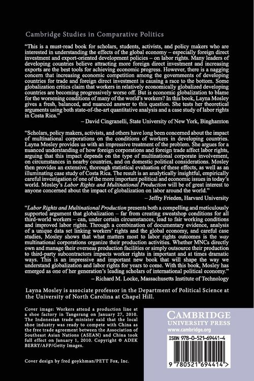 Produktbild: Labor Rights and Multinational Production