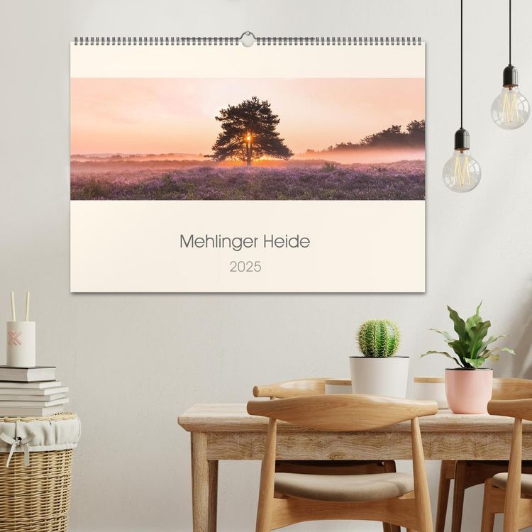 Mehlinger Heide (Wandkalender 2025 DIN A2 quer), CALVENDO Monatskalender