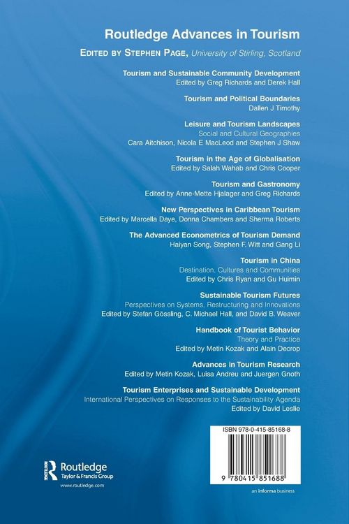Produktbild: Tourism Enterprises and Sustainable Development
