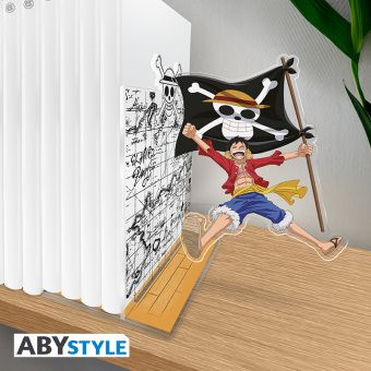 Produktbild: ONE PIECE - Acryl&reg; Bookend - Luffy with his flag