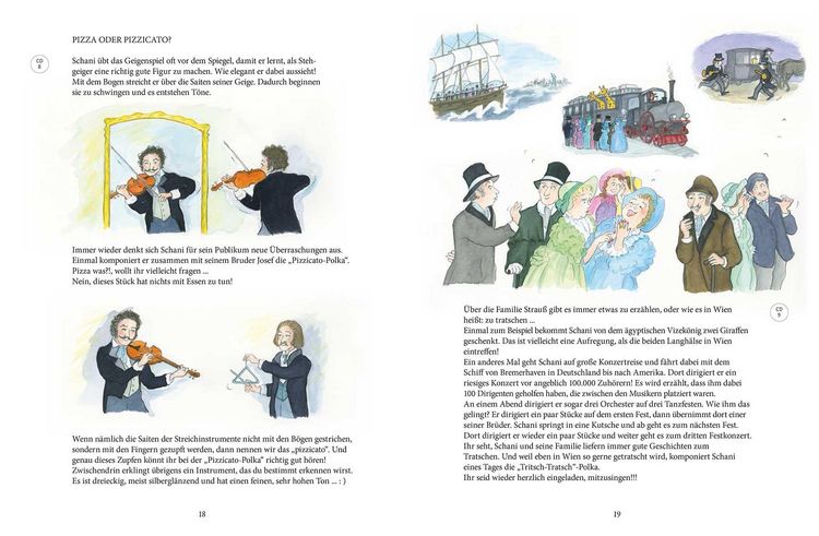 Produktbild: Walzerschritt und Polkahit &ndash; Johann Strau&szlig; f&uuml;r Kinder