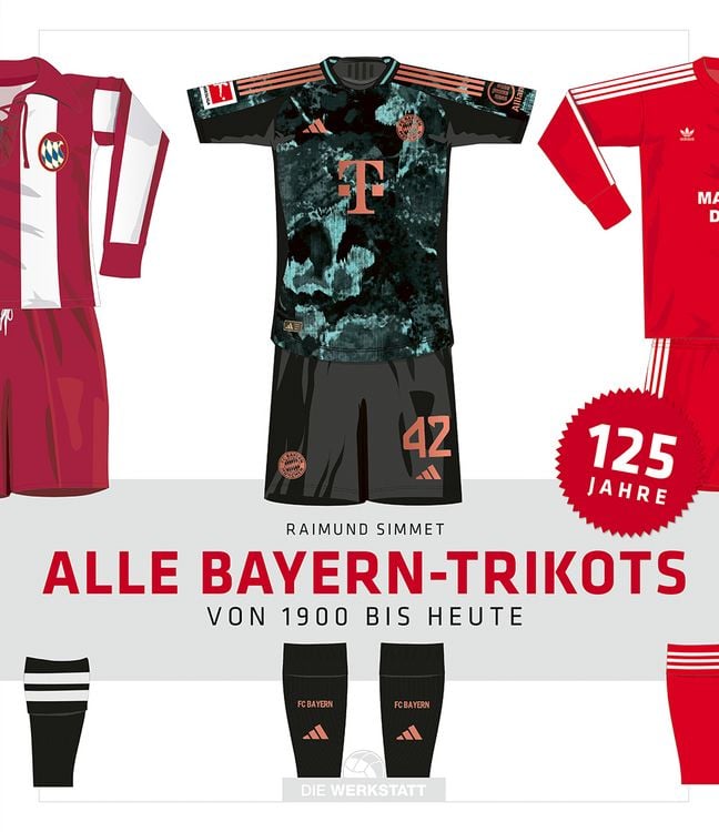 Produktbild: Alle Bayern-Trikots