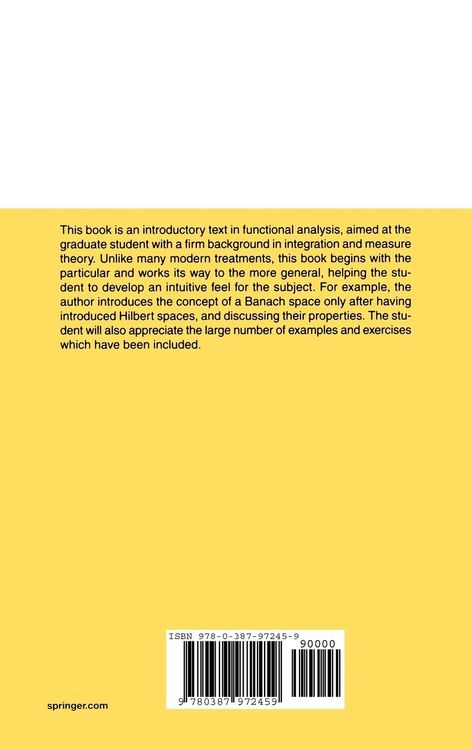 Produktbild: A Course in Functional Analysis
