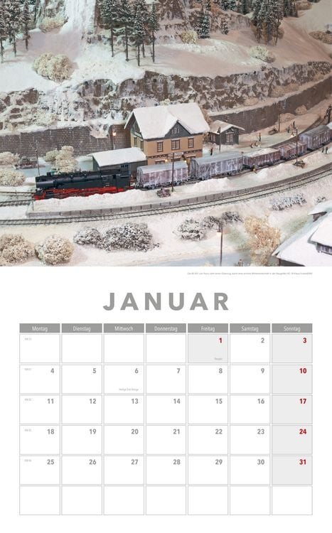 Produktbild: Modelleisenbahnen Kalender 2027