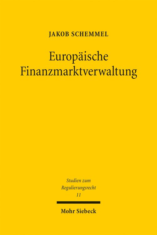 Produktbild: Europ&auml;ische Finanzmarktverwaltung