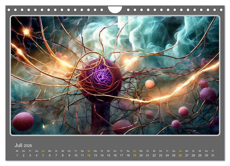 Produktbild: Energiefantasien (Wandkalender 2026 DIN A4 quer), CALVENDO Monatskalender