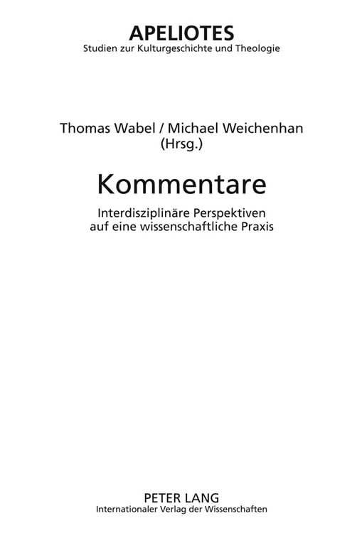Produktbild: Kommentare