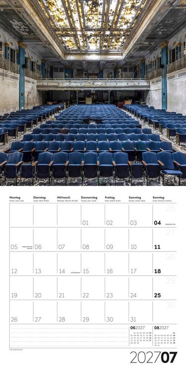 Produktbild: Die Farbe Blau Kalender 2027 - 30x30 - Art12