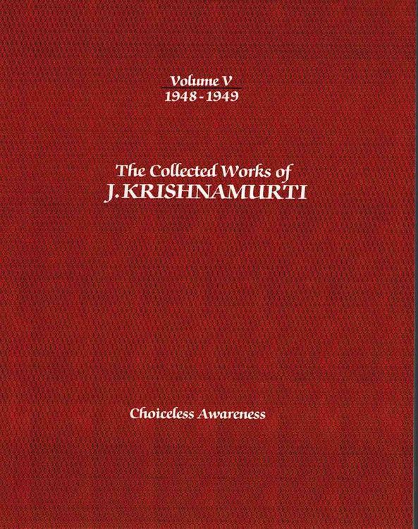 Produktbild: The Collected Works of J. Krishnamurti, Volume V