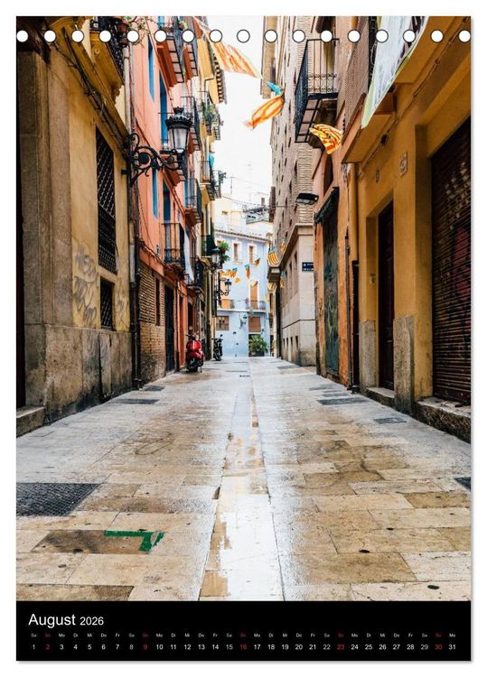 Produktbild: Valencia entdecken (Tischkalender 2026 DIN A5 hoch), CALVENDO Monatskalender