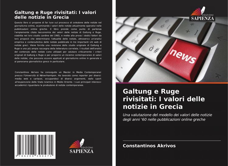 Produktbild: Galtung e Ruge rivisitati: I valori delle notizie in Grecia