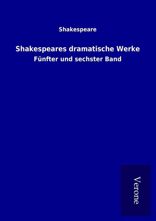 Produktbild: Shakespeares dramatische Werke