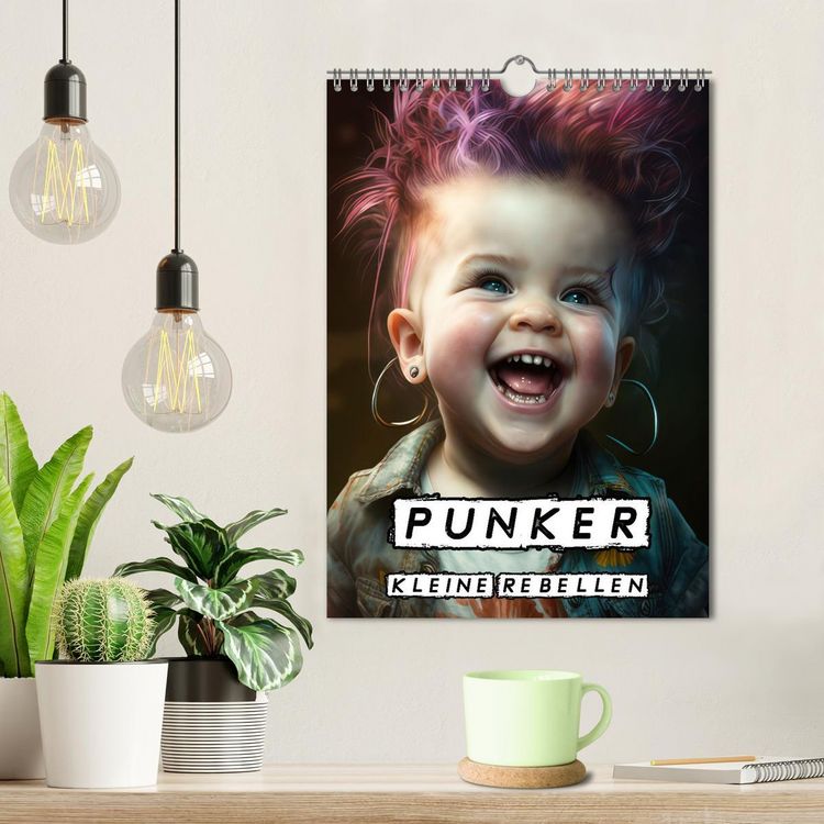Produktbild: Punker Kleine Rebellen (Wandkalender 2026 DIN A4 hoch), CALVENDO Monatskalender