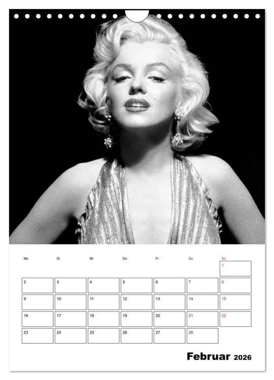 Produktbild: Marilyn Monroe. Weltstar und Sexsymbol (Wandkalender 2026 DIN A4 hoch), CALVENDO Monatskalender