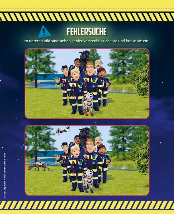 Produktbild: Feuerwehrmann Sam: Der gro&szlig;e Glow-in-the-Dark Stickerspa&szlig;: Stickern - R&auml;tseln - Ausmalen
