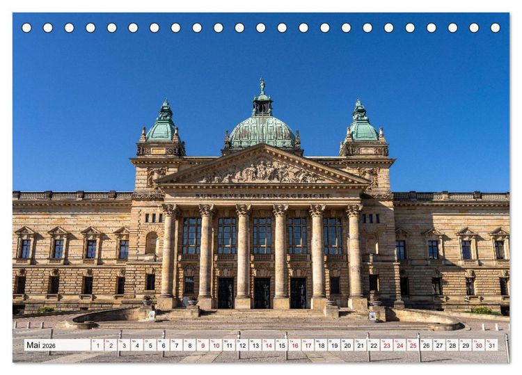 Produktbild: Sachsen - Leipzig (Tischkalender 2026 DIN A5 quer), CALVENDO Monatskalender