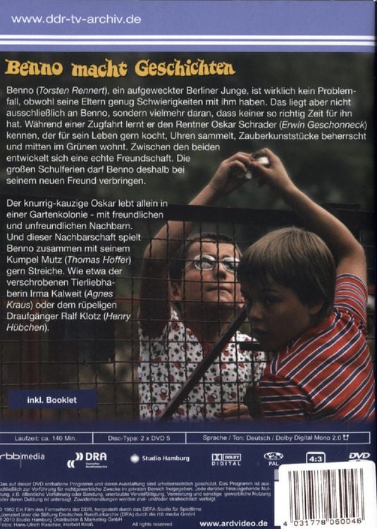 Produktbild: Benno macht Geschichten [2 DVDs]