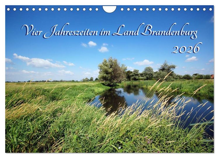 Produktbild: Vier Jahreszeiten im Land Brandenburg (Wandkalender 2026 DIN A4 quer), CALVENDO Monatskalender
