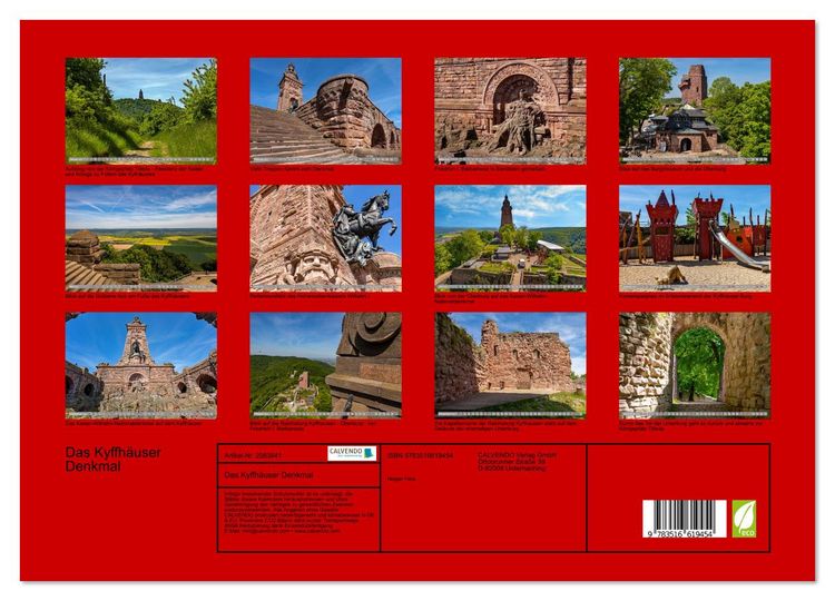 Produktbild: Das Kyffh&auml;user Denkmal (Wandkalender 2026 DIN A3 quer), CALVENDO Monatskalender