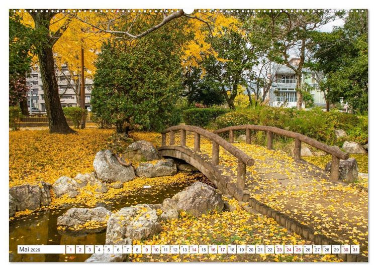 Produktbild: Herbst in Japan (Wandkalender 2026 DIN A2 quer), CALVENDO Monatskalender