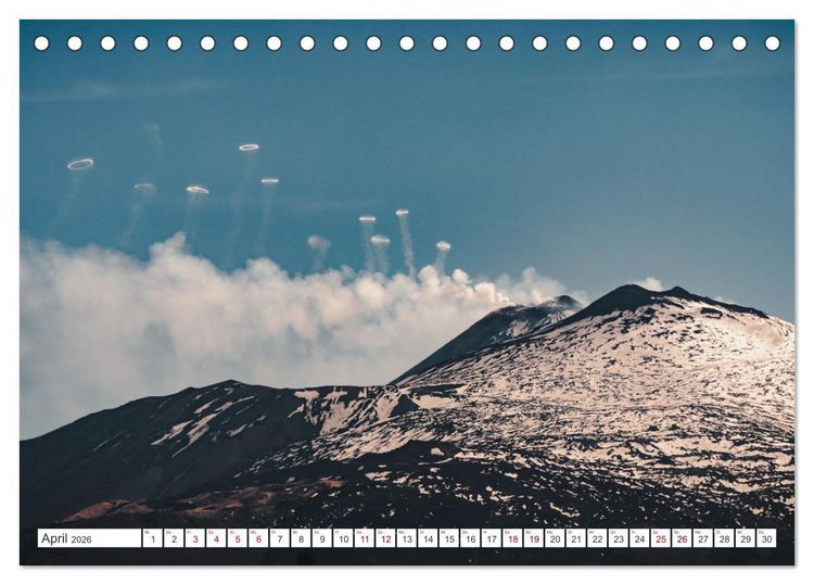 Produktbild: &Auml;tna - Europas h&ouml;chster Vulkan (Tischkalender 2026 DIN A5 quer), CALVENDO Monatskalender
