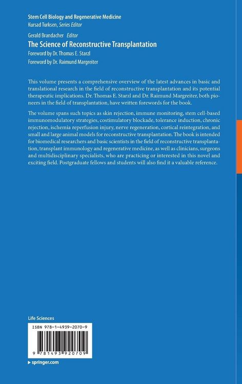 Produktbild: The Science of Reconstructive Transplantation