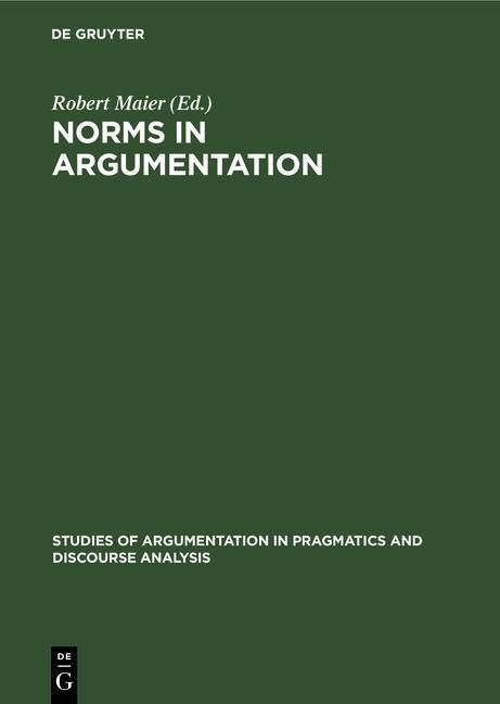 Produktbild: Norms in Argumentation