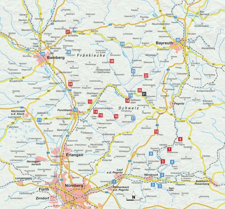 Produktbild: Wanderungen f&uuml;r Senioren Fr&auml;nkische Schweiz