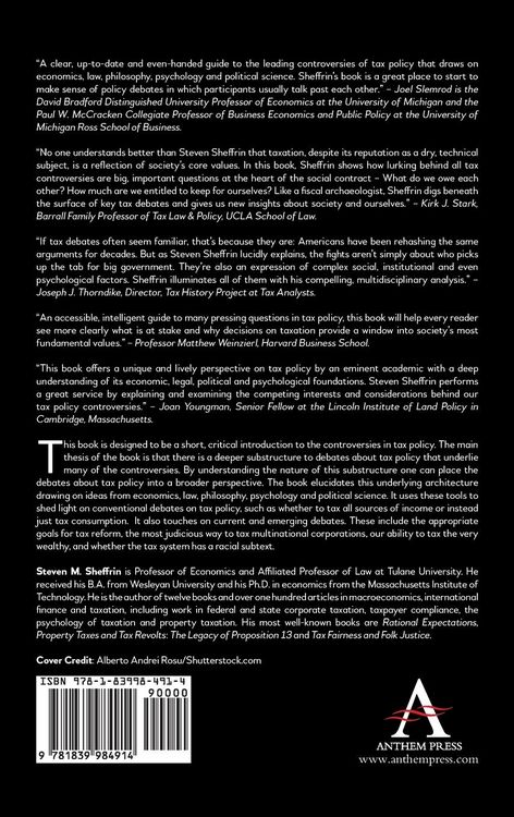 Produktbild: Behind Tax Policy Controversies