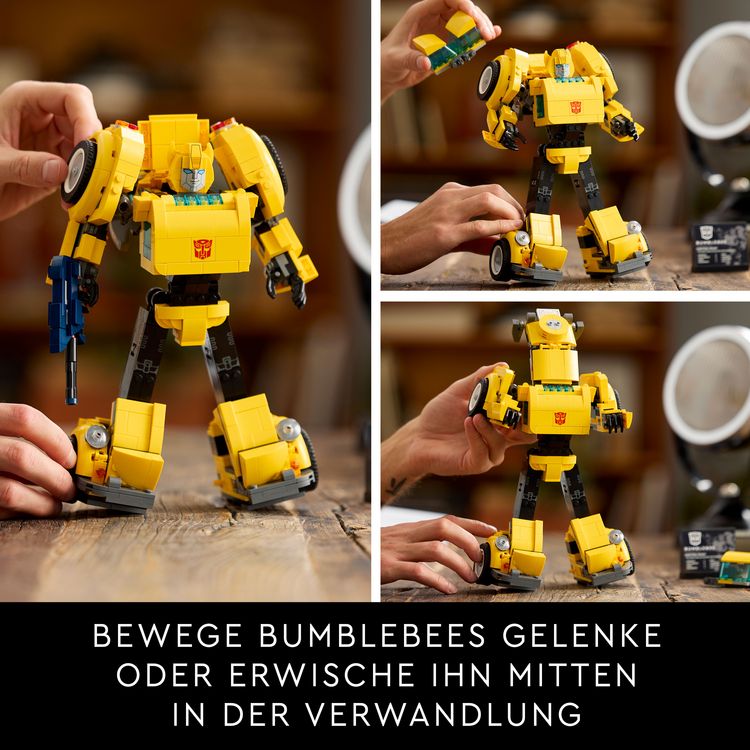 Produktbild: LEGO Icons Transformers Bumblebee, Roboter-Set f&uuml;r Erwachsene 10338
