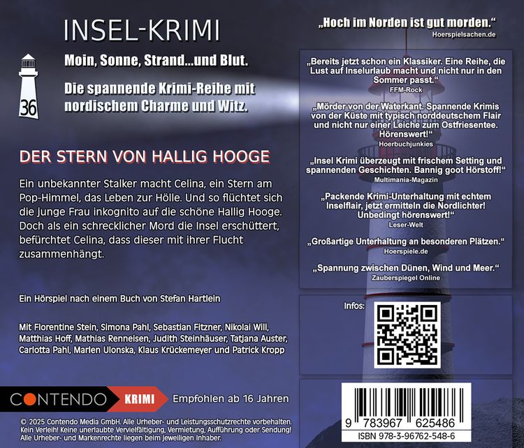 Produktbild: Insel-Krimi 36: Der Stern von Hallig Hooge