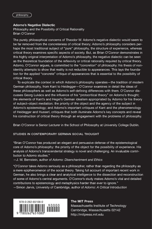 Produktbild: Adorno's Negative Dialectic