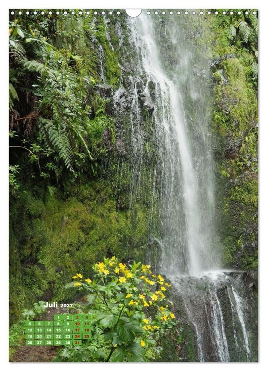 Produktbild: Levadas auf Madeira. Wildromantische Wanderwege (Wandkalender 2027 DIN A3 hoch), CALVENDO Monatskalender