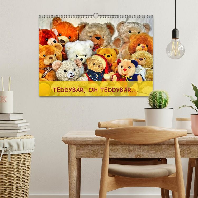 Produktbild: TEDDYB&Auml;R, OH TEDDYB&Auml;R... (Wandkalender 2026 DIN A3 quer), CALVENDO Monatskalender