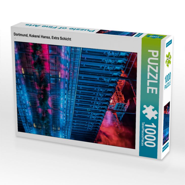 Produktbild: CALVENDO Puzzle Dortmund, Kokerei Hansa, Extra Schicht | 1000 Teile Lege-Gr&ouml;&szlig;e 64x48cm Foto-Puzzle f&uuml;r gl&uuml;ckliche Stunden