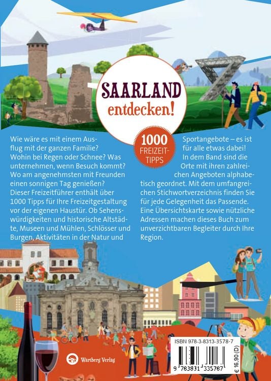 Produktbild: Saarland entdecken! 1000 Freizeittipps : Natur, Kultur, Sport, Spa&szlig;