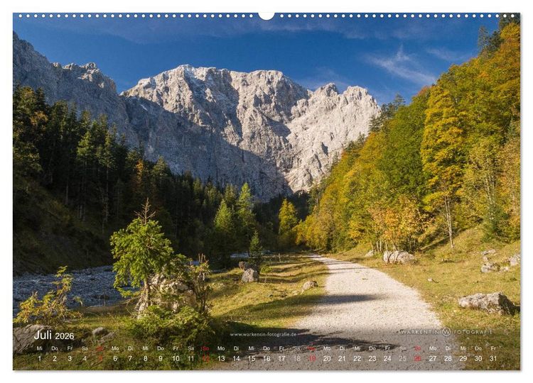 Produktbild: Gro&szlig;er Ahornboden - Europas gro&szlig;er Ahornwald (Wandkalender 2026 DIN A2 quer), CALVENDO Monatskalender
