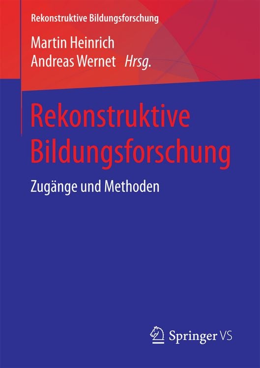 Produktbild: Rekonstruktive Bildungsforschung