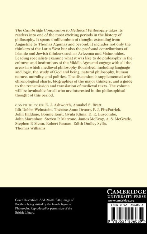 Produktbild: The Cambridge Companion to Medieval Philosophy